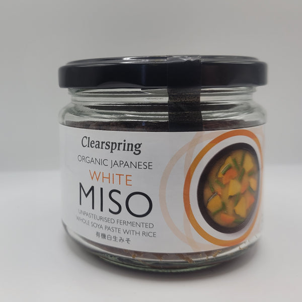 Clearspring Organic Japanese White Miso Jar 270g