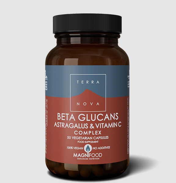 Terranova Beta Glucans, Astragalus & Vitamin C Complex 50 OR 100 CAPSULE