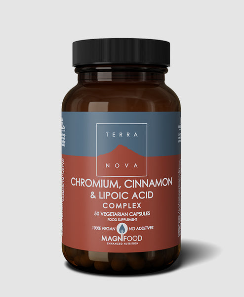 Terranova Chromium, Cinnamon & Lipoic Acid Complex 50 OR 100 CAPSULE