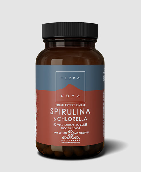 Terranova Spirulina & Chlorella 50 OR 100 CAPSULE