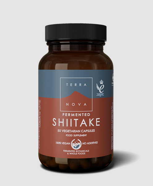 Terranova Fermented Shiitake 50 CAPSULE SIZE