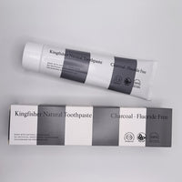 Kingfisher Charcoal Toothpaste 100ml - Fluoride-Free