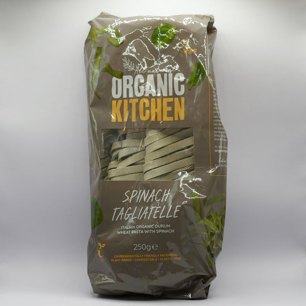 Organic Kitchen Tagliatelle Spinach 250g